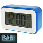 Réveil multifonction grand écran avec calendrier, lumière LCD & fonction snooze tactile