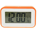 Réveil multifonction grand écran avec calendrier, lumière LCD & fonction snooze tactile