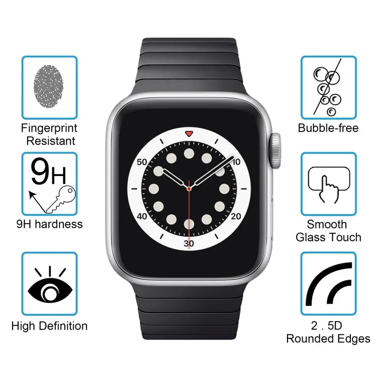 Pour Apple Watch Edition 42 mm Diamètre du cadran 42 mm Dureté de surface 9H+ Film en verre trempé antidéflagrant 2.5D, Pour Series 3&2&1 42 mm