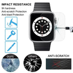 Pour Apple Watch Edition 42 mm Diamètre du cadran 42 mm Dureté de surface 9H+ Film en verre trempé antidéflagrant 2.5D, Pour Series 3&2&1 42 mm