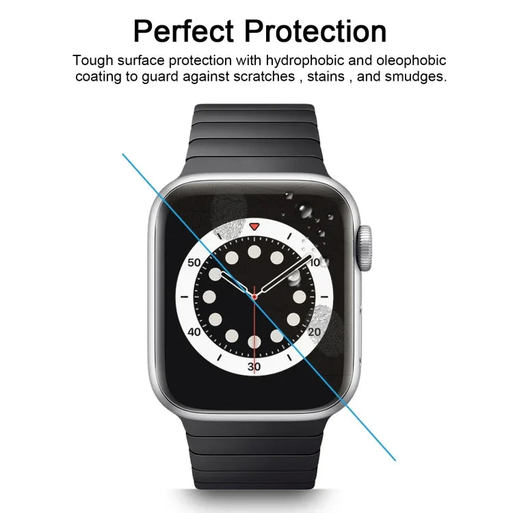 Pour Apple Watch Edition 42 mm Diamètre du cadran 42 mm Dureté de surface 9H+ Film en verre trempé antidéflagrant 2.5D, Pour Series 3&2&1 42 mm