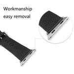 Lot de 2 connecteurs de bracelet en métal pour Apple Watch 42 mm, boucle métallique et outil de tournevis inclus.