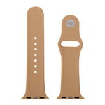 Bracelet de montre sport en caoutchouc haute performance pour Apple Watch Sport 38 mm avec fermeture à ardillon