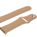 Bracelet de montre sport en caoutchouc haute performance pour Apple Watch Sport 38 mm avec fermeture à ardillon