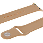 Bracelet de montre sport en caoutchouc haute performance pour Apple Watch Sport 38 mm avec fermeture à ardillon