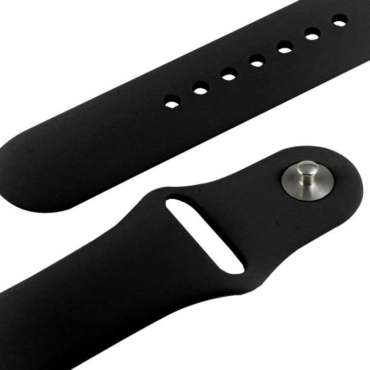 Bracelet de montre sport en caoutchouc haute performance pour Apple Watch Sport 42 mm avec fermeture à ardillon