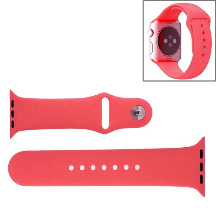 Bracelet de montre sport en caoutchouc haute performance pour Apple Watch Sport 42 mm avec fermeture à ardillon