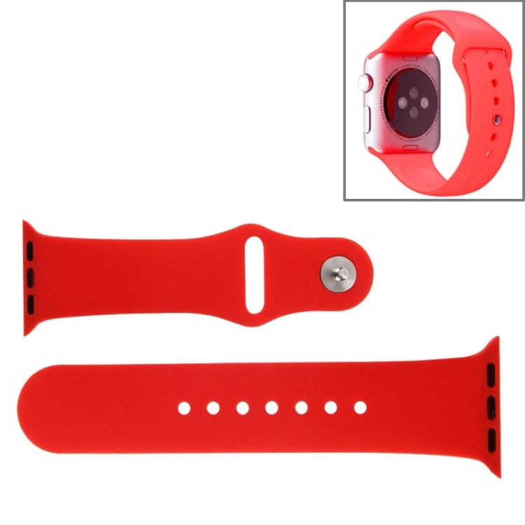 Bracelet de montre sport en caoutchouc haute performance pour Apple Watch Sport 42 mm avec fermeture à ardillon