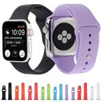 Bracelet de montre sport en caoutchouc haute performance pour Apple Watch Sport 42 mm avec fermeture à ardillon