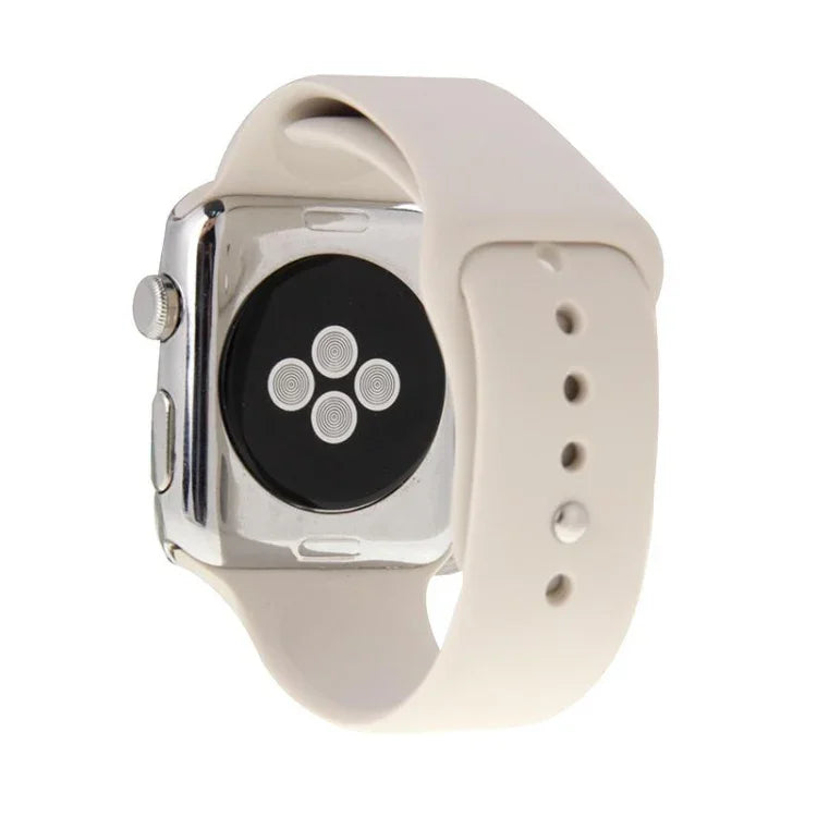 Bracelet de montre sport en caoutchouc haute performance plus long pour Apple Watch Sport 42 mm avec fermeture à ardillon