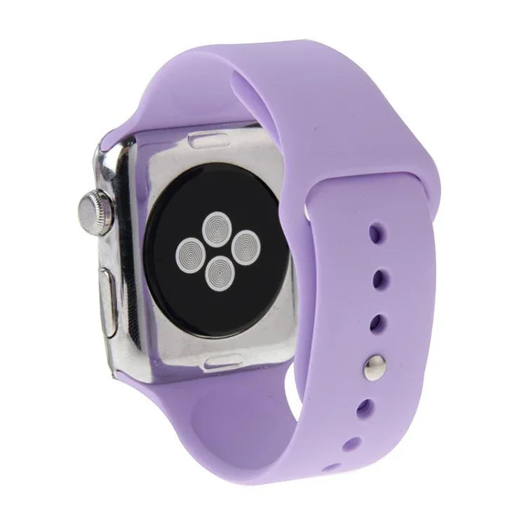 Bracelet de montre sport en caoutchouc haute performance plus long pour Apple Watch Sport 42 mm avec fermeture à ardillon