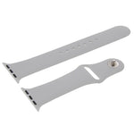 Bracelet de montre sport en caoutchouc haute performance plus long pour Apple Watch Sport 42 mm avec fermeture à ardillon