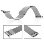 Pour Apple Watch 38mm Bracelet Milanese Magnétique en Acier Inoxydable, Pour Apple Watch 42mm / 41mm / 40mm / 38mm