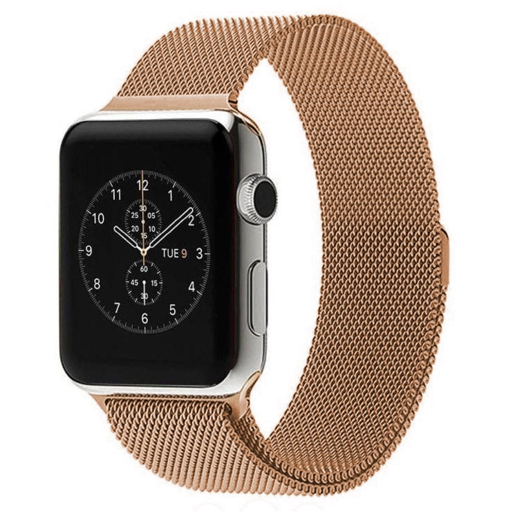 Pour Apple Watch 42mm Bracelet Milanese Magnétique en Acier Inoxydable, Pour Apple Watch 46mm / 49mm / 45mm / 44mm