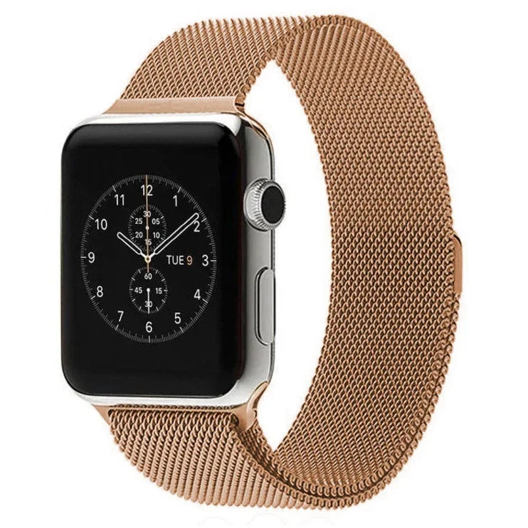 Pour Apple Watch 42mm Bracelet Milanese Magnétique en Acier Inoxydable, Pour Apple Watch 46mm / 49mm / 45mm / 44mm