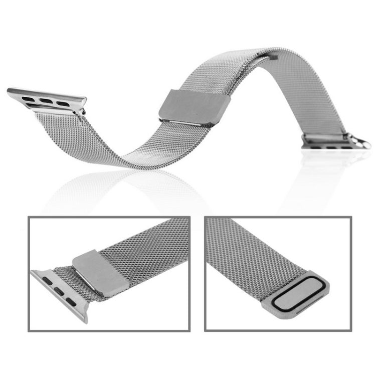 Pour Apple Watch 42mm Bracelet Milanese Magnétique en Acier Inoxydable, Pour Apple Watch 46mm / 49mm / 45mm / 44mm