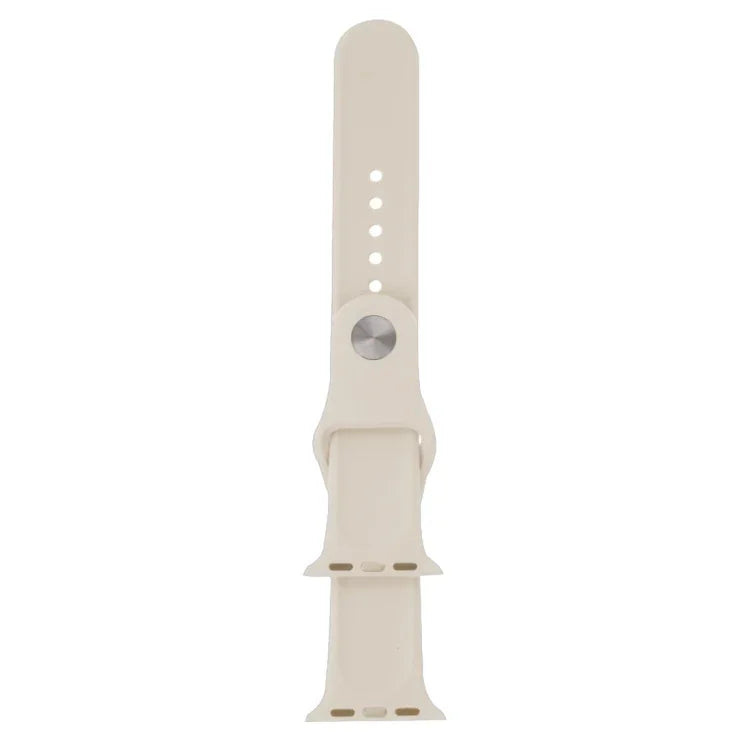 Pour Apple Watch Series 10 42mm / 9&8&7 41mm / SE 3&SE 2&6&SE&5&4 40mm / 3&2&1 38mm Bracelet en caoutchouc 3 en 1 avec boucle ardillon, Pour Apple Watch Series 9&8&7 41mm / SE 3&SE 2&6&SE&5&4 40mm