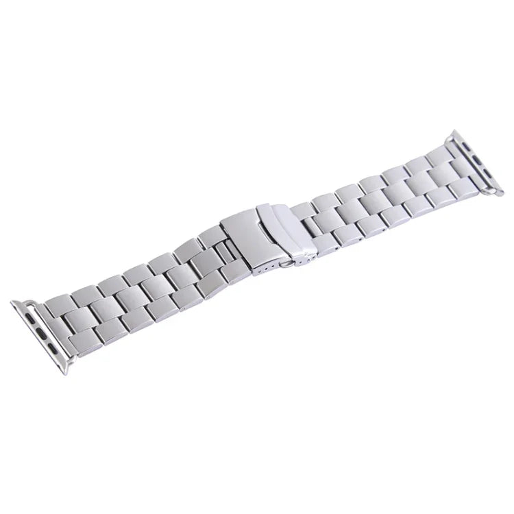 Bracelet de montre à boucle classique en acier inoxydable 38 mm pour Apple Watch