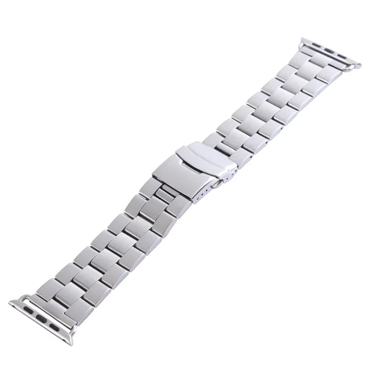 Bracelet de montre à boucle classique en acier inoxydable 38 mm pour Apple Watch