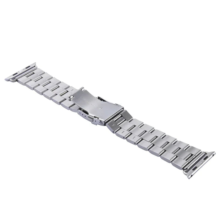 Bracelet de montre à boucle classique en acier inoxydable 38 mm pour Apple Watch