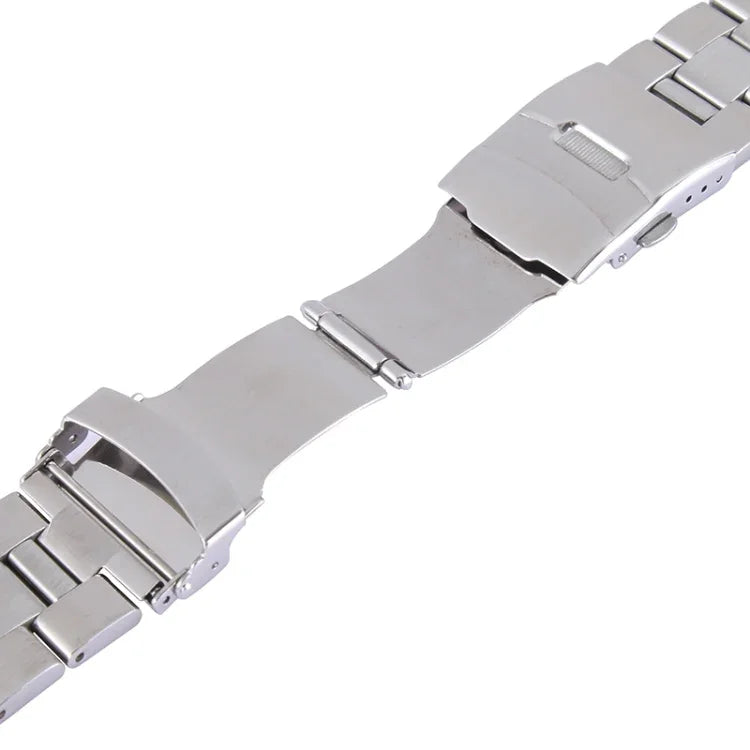 Bracelet de montre à boucle classique en acier inoxydable 38 mm pour Apple Watch