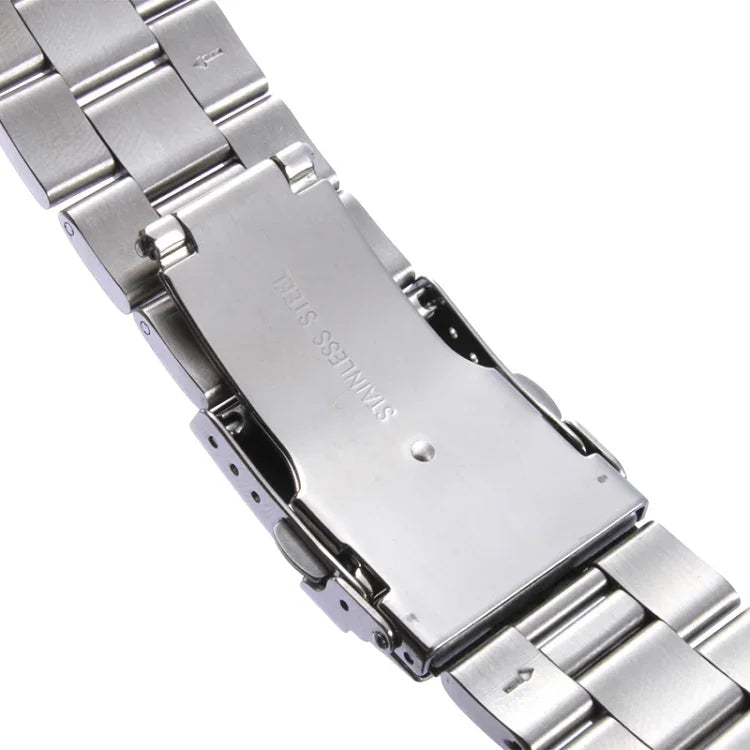 Bracelet de montre à boucle classique en acier inoxydable 38 mm pour Apple Watch