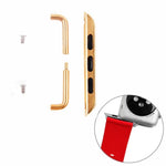 Connecteur de bracelet en métal avec boucle métallique (paire) pour Apple Watch 38/40/41 mm