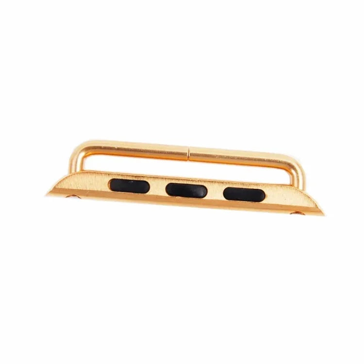 Connecteur de bracelet en métal avec boucle métallique (paire) pour Apple Watch 38/40/41 mm