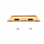 Connecteur de bracelet en métal avec boucle métallique (paire) pour Apple Watch 38/40/41 mm