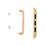 Connecteur de bracelet en métal pour Apple Watch 42/44/45 mm, boucle en métal, paire