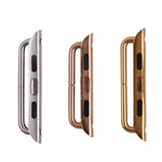 Connecteur de bracelet en métal pour Apple Watch 42/44/45 mm, boucle en métal, paire