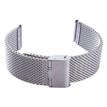 Pour bracelet de montre en acier inoxydable à boucle classique milanaise de 38 mm pour Apple Watch, à utiliser uniquement avec les connecteurs (S-AW-3291), S-AW-3322, S-AW-3322B