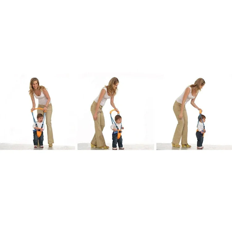 Harnais type gilet pour enfants, laisse ajustable de sécurité pour tout-petit, assistant de marche bébé Moon Walk, assistant de marche bébé