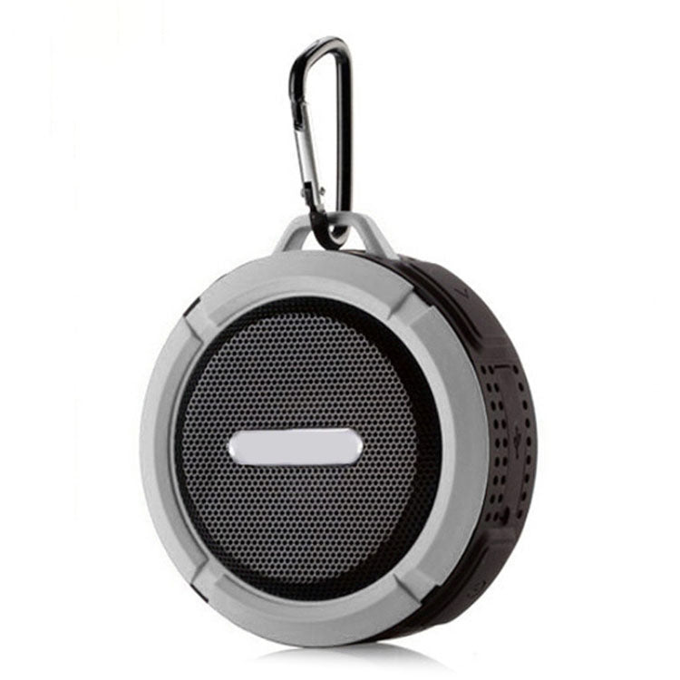 Enceinte Bluetooth Extérieure Étanche C6 avec Ventouse, Compatible Appels Mains Libres