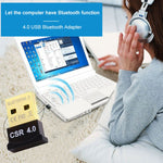 Adaptateur USB Micro Bluetooth 4.0 + EDR (V4.0), distance de transmission : 30 m, Micro Bluetooth