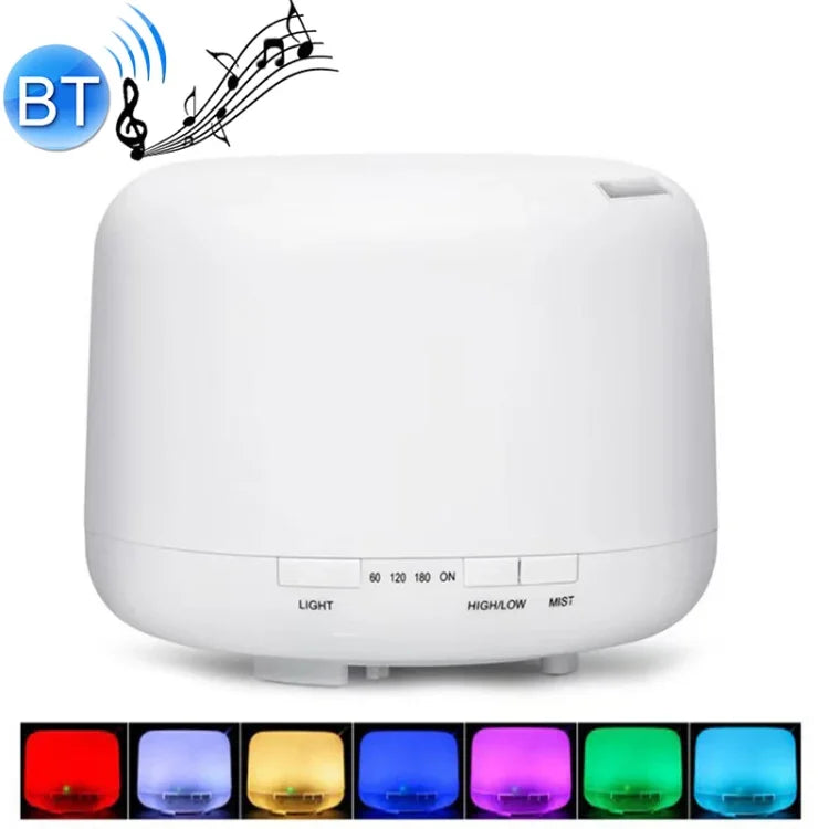 Diffuseur d'arômes ultrasonique avec lumières LED colorées (prise US), FU-168