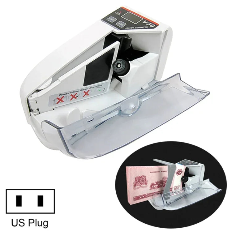Compteur d'Argent Portable Mini V30 Multi-devises, Prise US, Prise US
