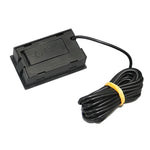 Mini thermomètre numérique LCD pour réfrigérateur congélateur, taille d'insertion 46mm x 26,6mm, longueur de câble 1m, PT-2