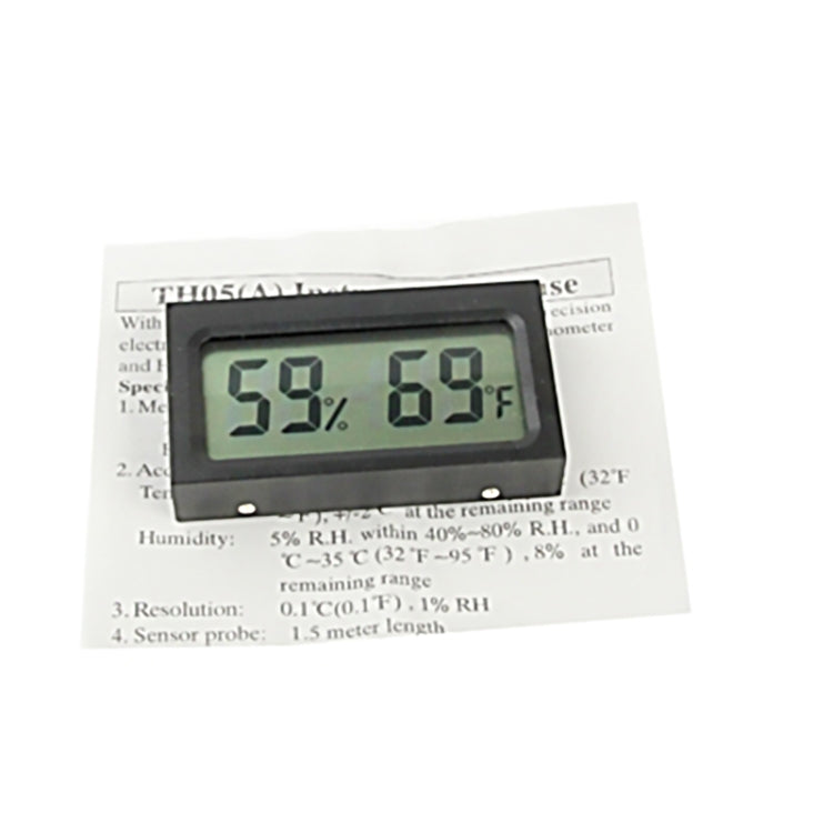 Mini thermomètre numérique intérieur LCD Humidité, Affichage Centigrade TH05, Affichage Fahrenheit TH05A