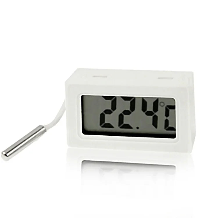 Mini thermomètre numérique intérieur LCD, blanc, thermomètre LCD