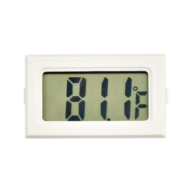 Mini thermomètre numérique intérieur LCD (affichage Fahrenheit), blanc, (affichage Fahrenheit)(blanc), (affichage Fahrenheit)(noir)