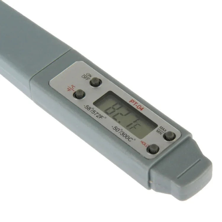 Thermomètre alimentaire numérique LCD PT-04, plage de température : -50 à 300 degrés Celsius, PT-04