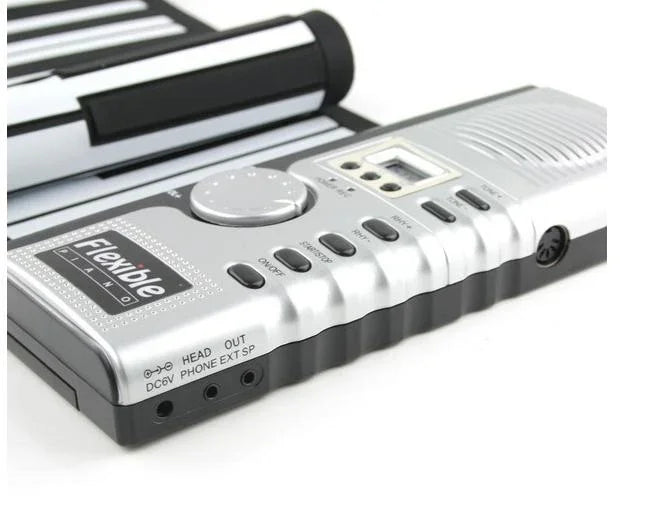 Clavier MIDI Datopal 61 touches enroulables, blanc