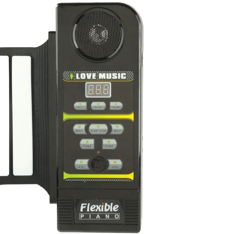 Piano portable MIDI 88 touches en silicone souple et enroulable, clavier : 133 x 14,2 x 0,6 cm, piano enroulable 88 touches