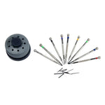 Ensemble de 9 tournevis de réparation de montre 0,5mm-2,5mm, 9 en 1