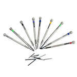 Ensemble de 9 tournevis de réparation de montre 0,5mm-2,5mm, 9 en 1