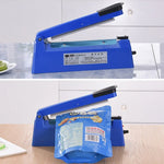 F-200 Scelleuse thermique manuelle à impulsion pour sacs plastiques, 200 mm, coque en plastique, machine de scellage thermique de 200 mm