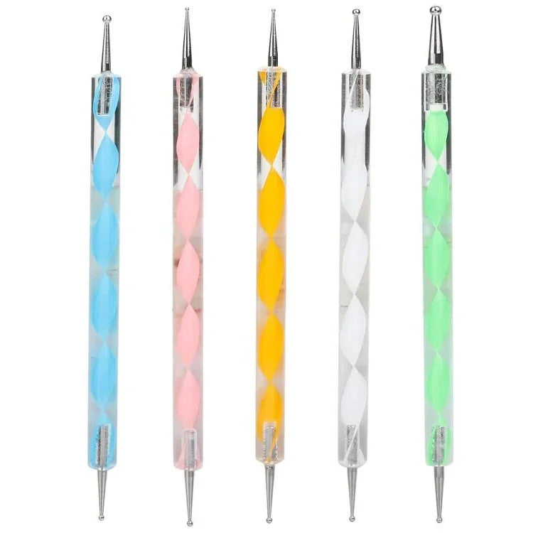 Stylo-pinceau pour décoration d'ongles, Longueur : 13 cm