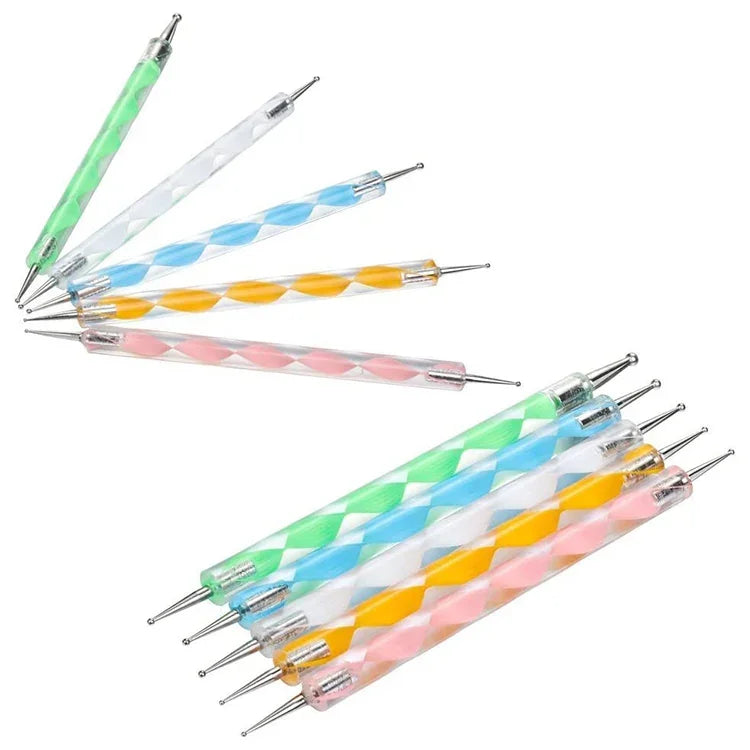 Stylo-pinceau pour décoration d'ongles, Longueur : 13 cm