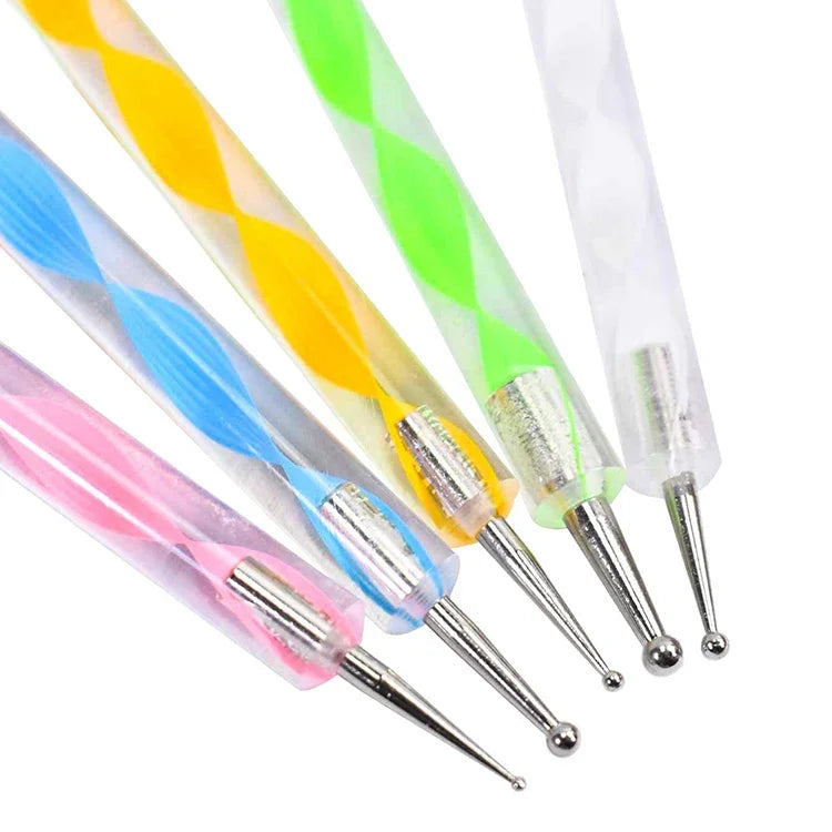 Stylo-pinceau pour décoration d'ongles, Longueur : 13 cm